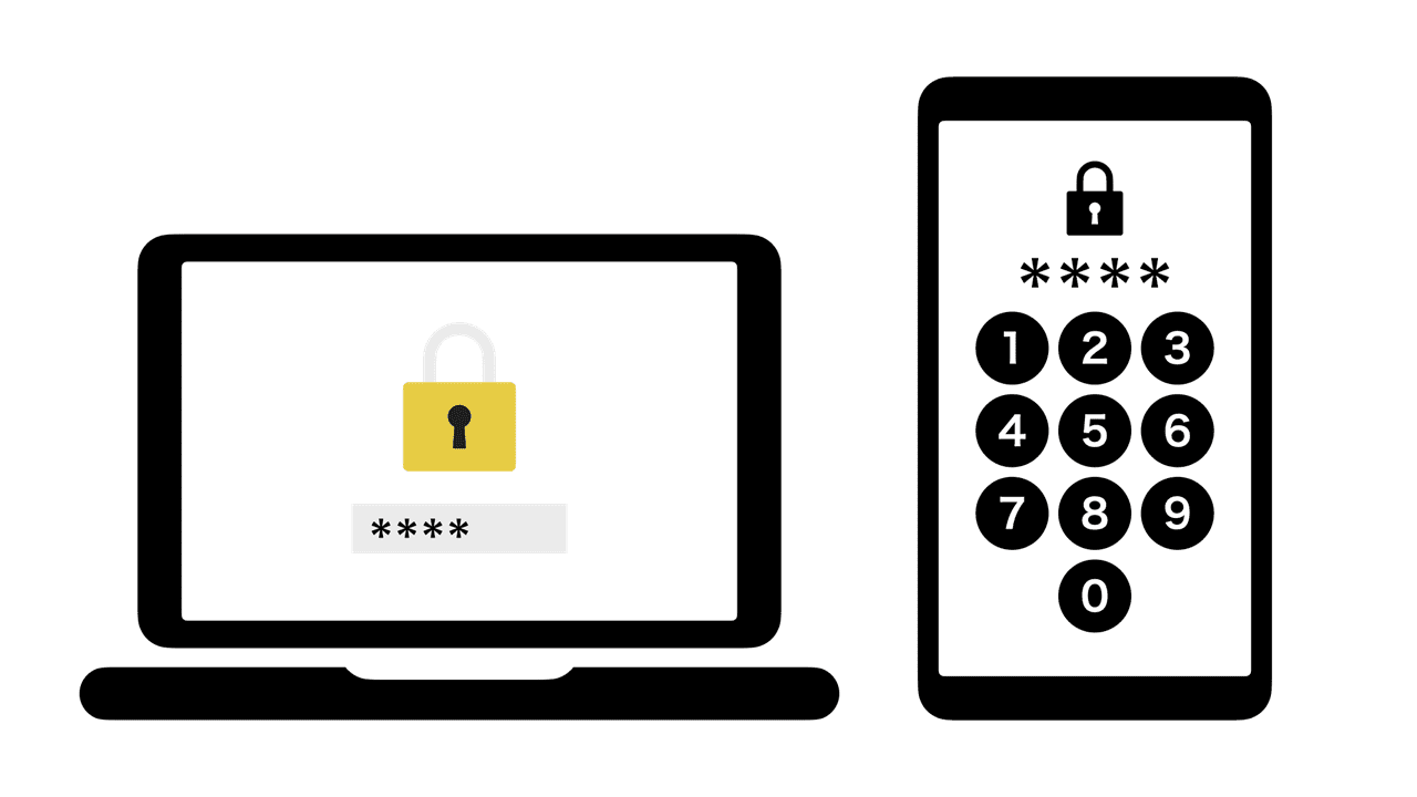 パソコンやスマホのロック解除