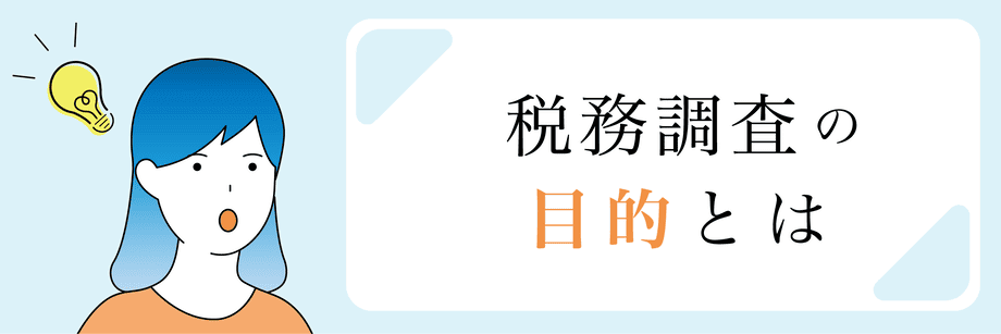 税務調査で高確率に見られる12の項目_税務調査の目的