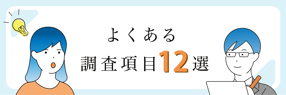 税務調査で高確率に見られる12の項目_調査項目12選