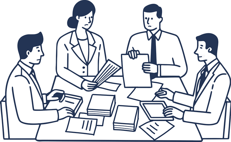 税務調査イラスト