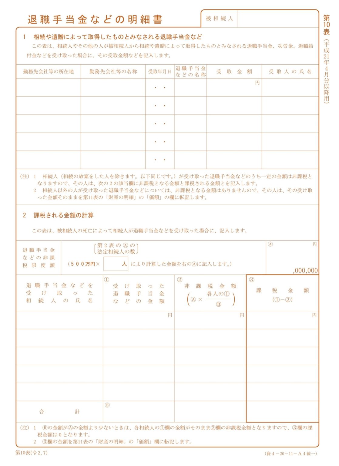 【自分でできる相続税申告】死亡退職金(功労金)の非課税枠と相続税評価方法を徹底解説 みなと相続コンシェル